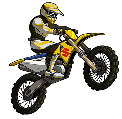 Moto qui roule